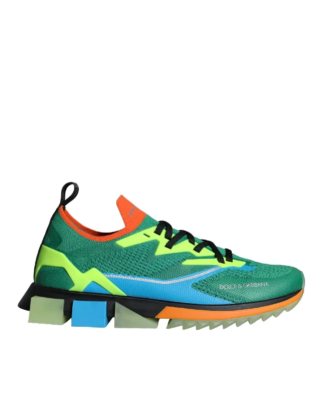 Dolce & Gabbana  DG Running Green Sneakers for Men