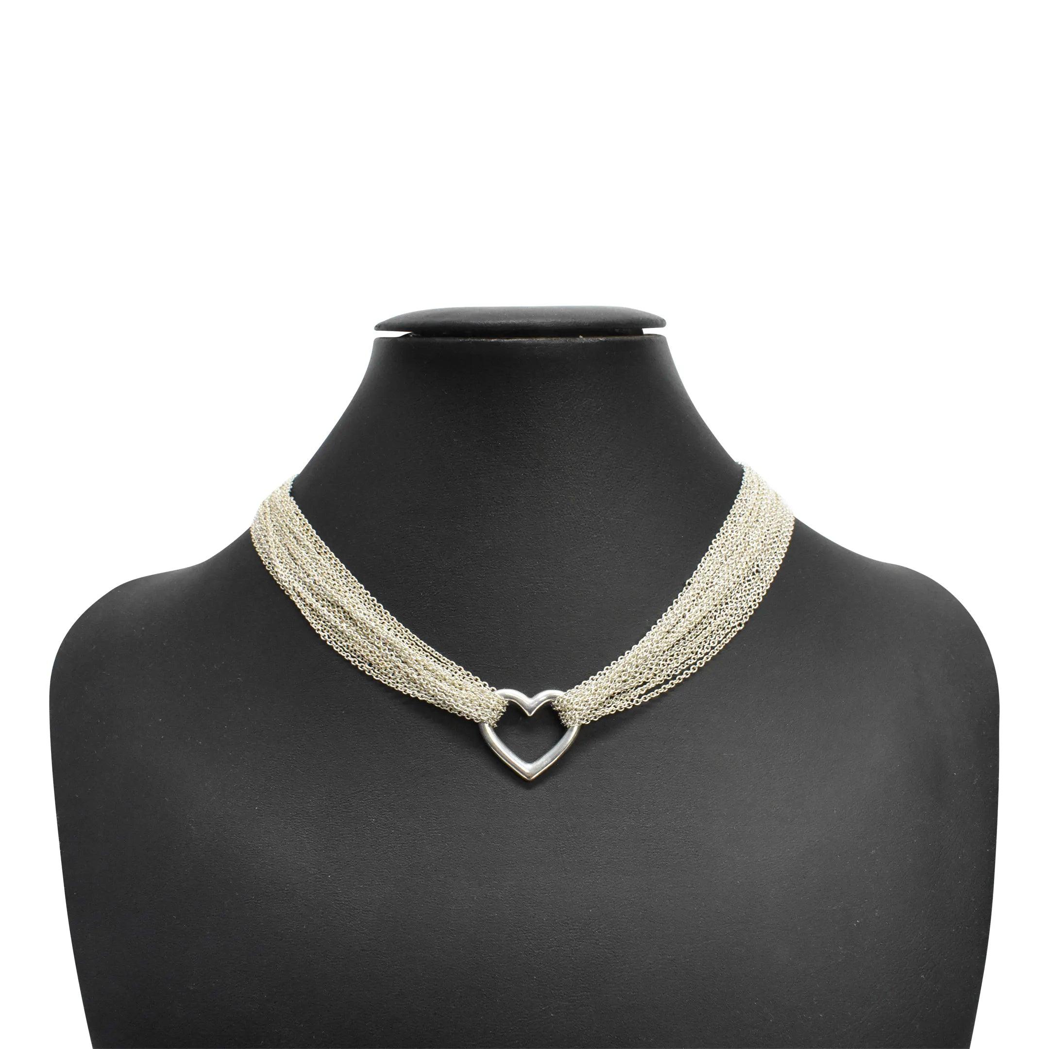 Tiffany & Co. Open Heart Necklace