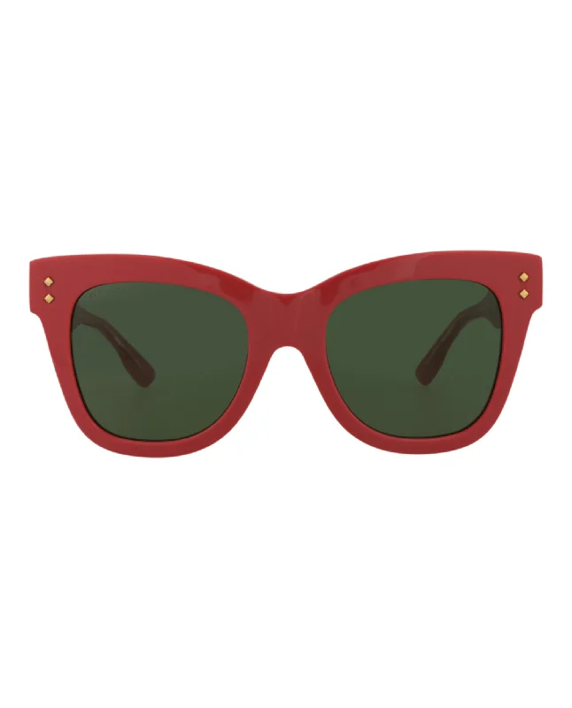 Gucci Womens Cat Eye Pink Pink Green Fashion Designer Eyewear