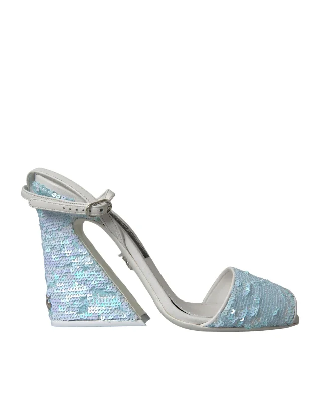 Dolce & Gabbana  Women's Sequined Heel Sandals
