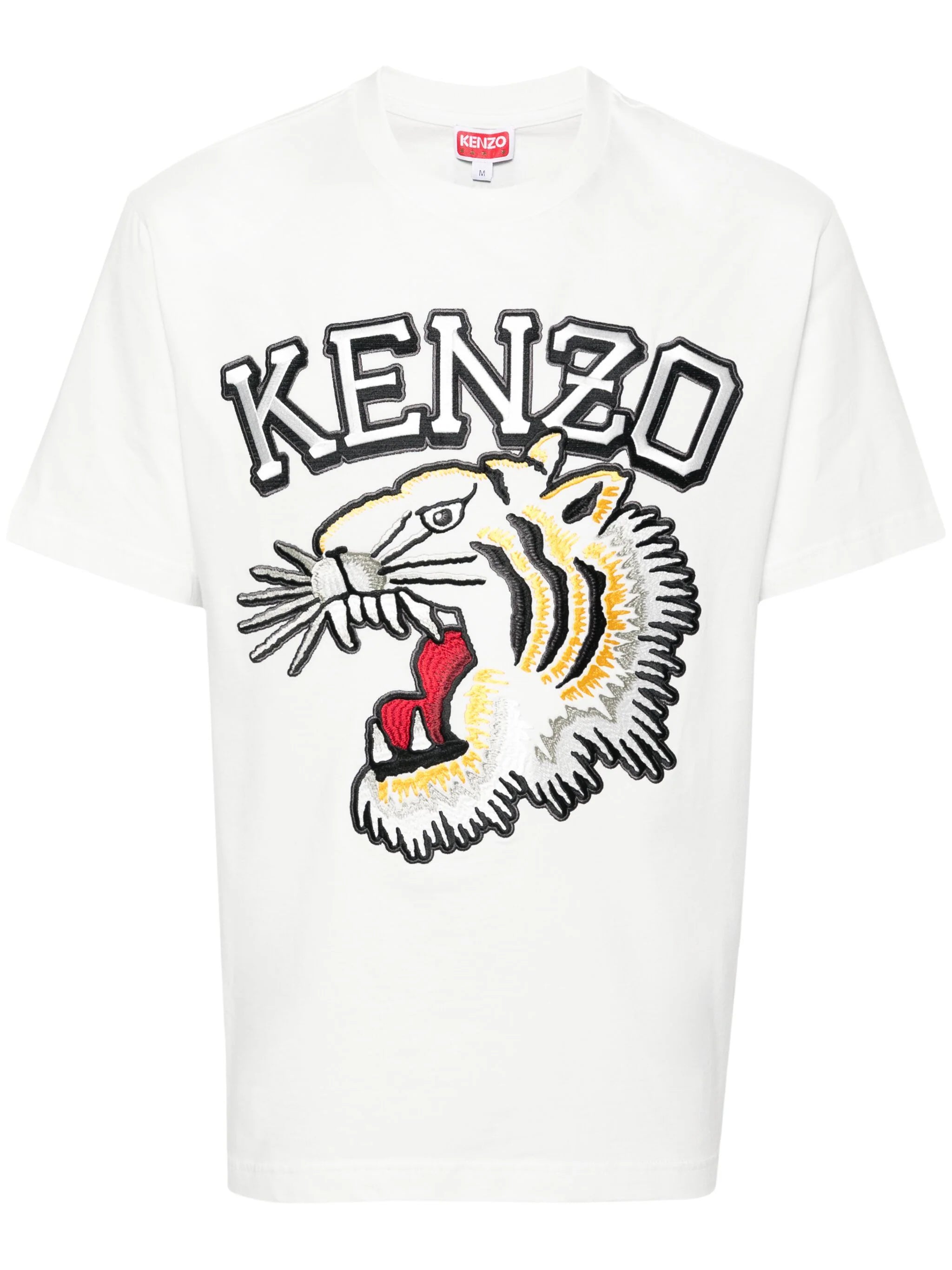 Kenzo Tiger Varsity Classic T-Shirt in White