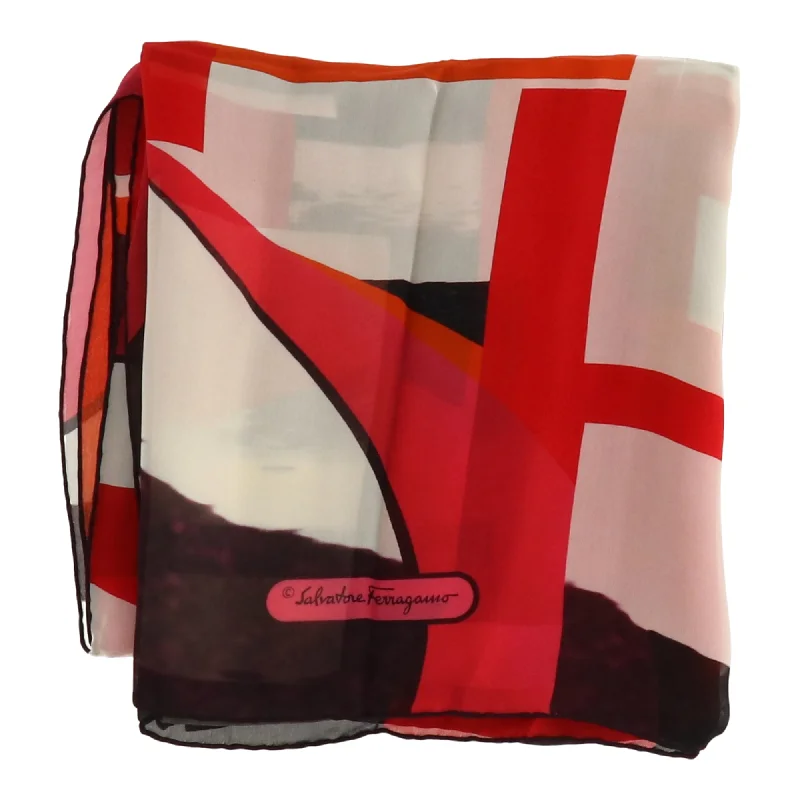 Salvatore Ferragamo Womens Multicolored Scarf