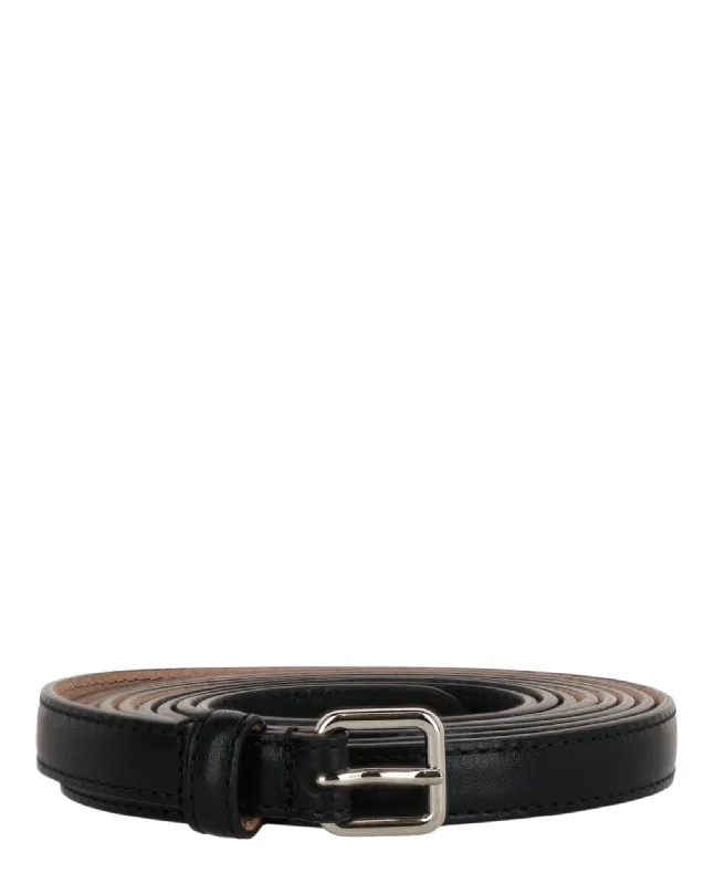 Alexander McQueen Womens Skinny Double Belt