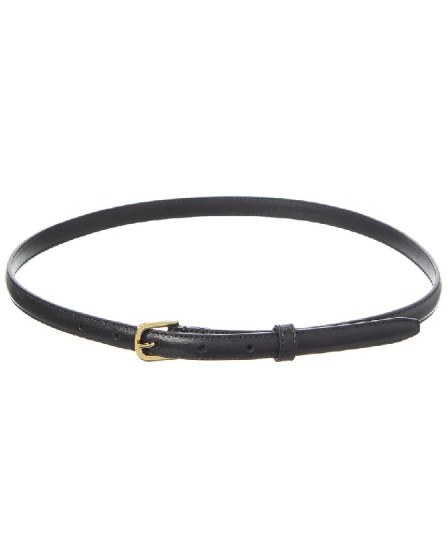 Toteme Buckled Thin Leather Belt