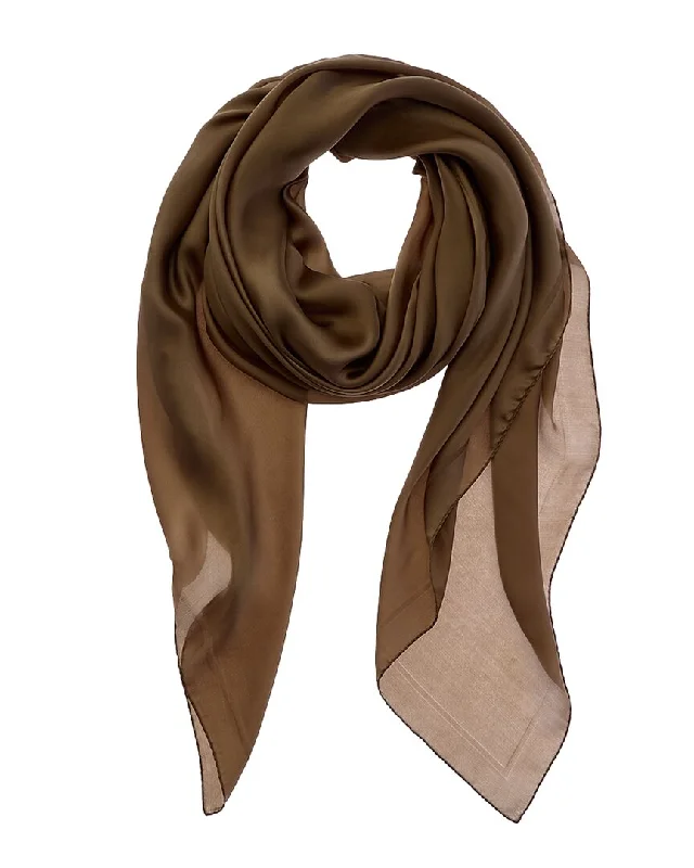 Saint Laurent Cassandre Silk Scarf