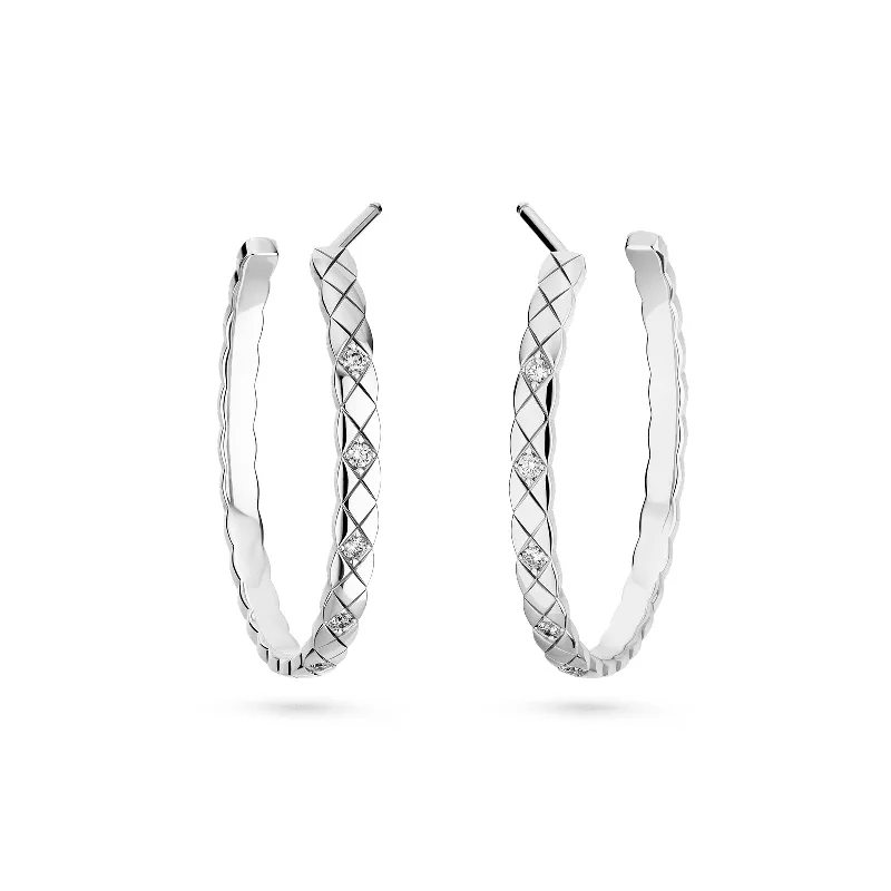 CHANEL Coco Crush Hoop Earrings