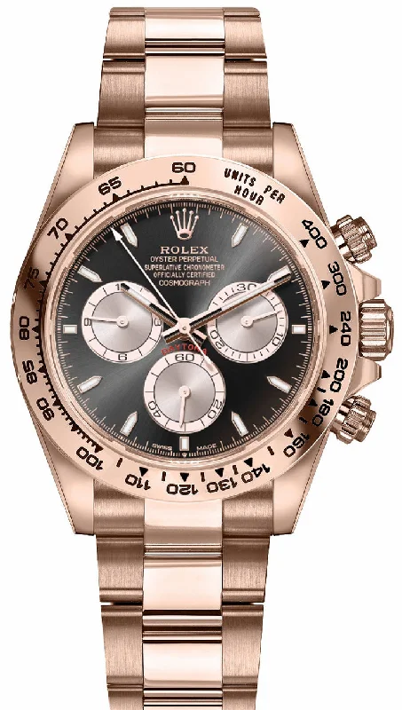 Rolex Cosmograph Daytona 18k Everose Gold Men's Watch 126505-0001