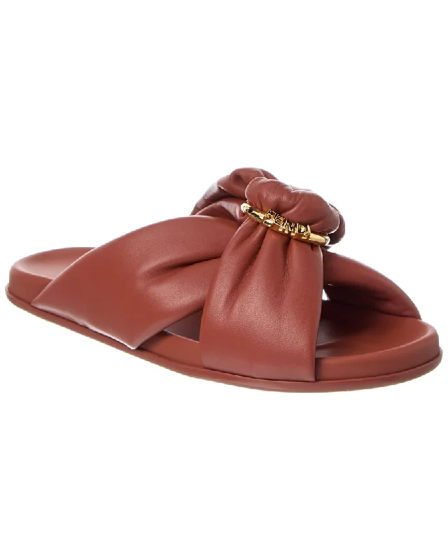Fendi Feel Leather Sandal