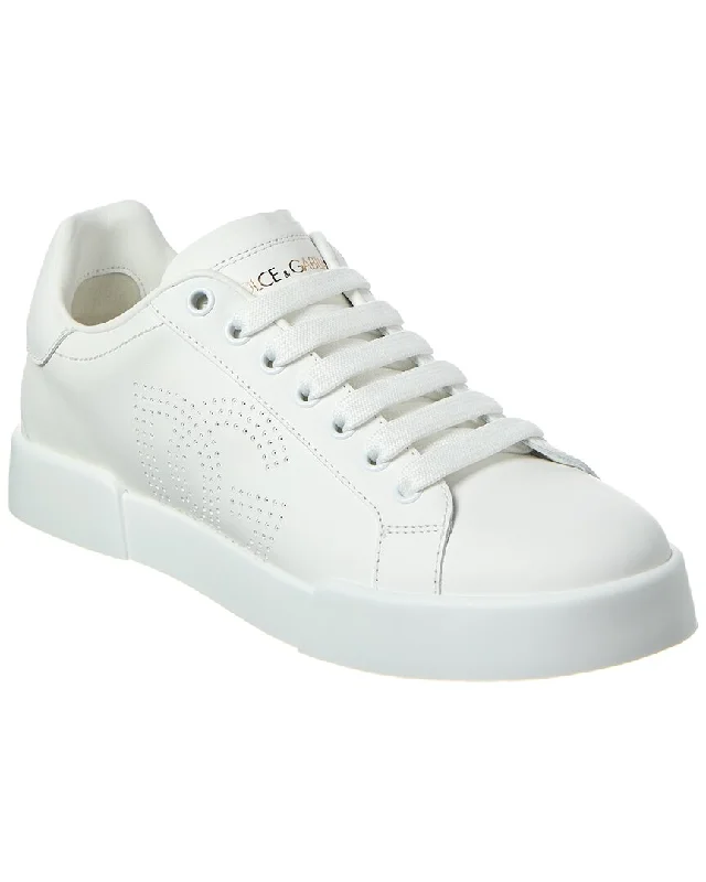 Dolce & Gabbana Portofino Leather Sneaker
