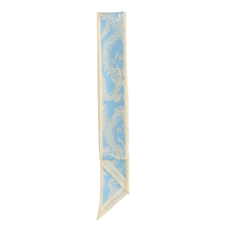 Givenchy Womens Light Blue Scarf