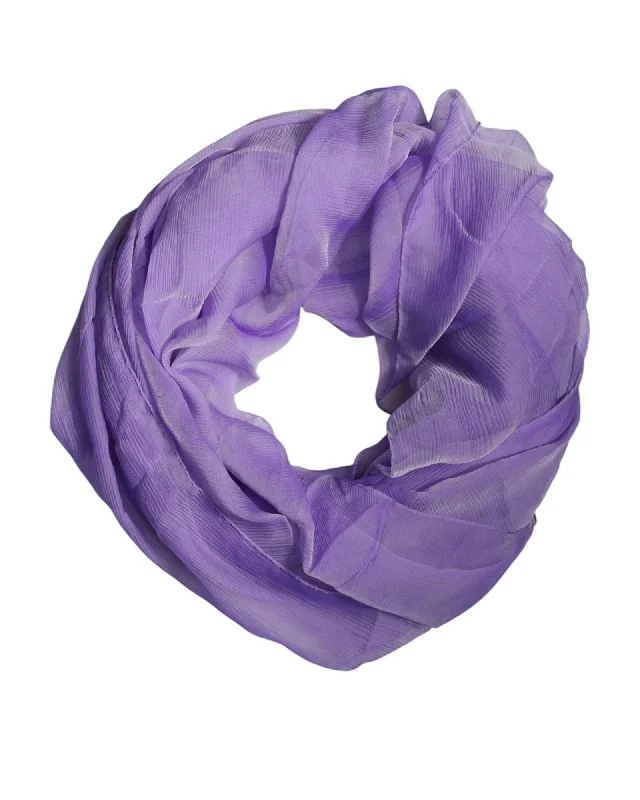 Dolce & Gabbana Silk Scarf Purple Lightweight Women Scarves