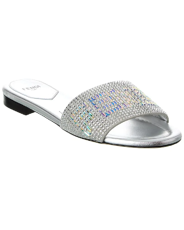 Fendi Signature Leather Sandal