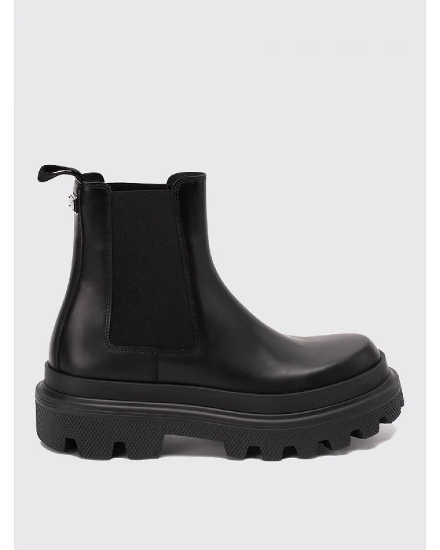 Dolce & Gabbana Chelsea Boots Chunky Sole Men Black