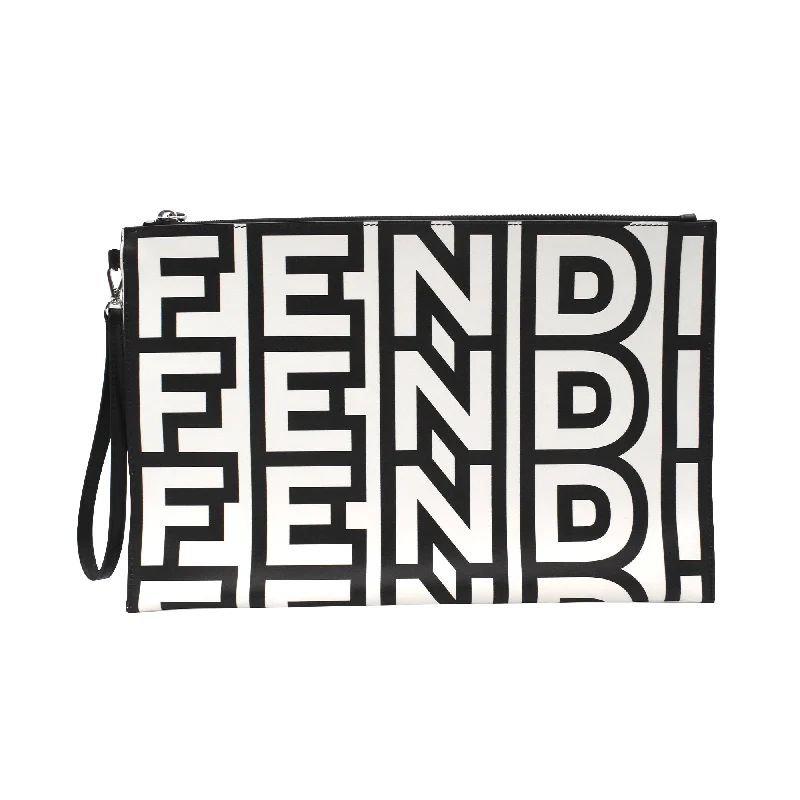 Fendi x Marc Jacobs 'King Logo' Clutch