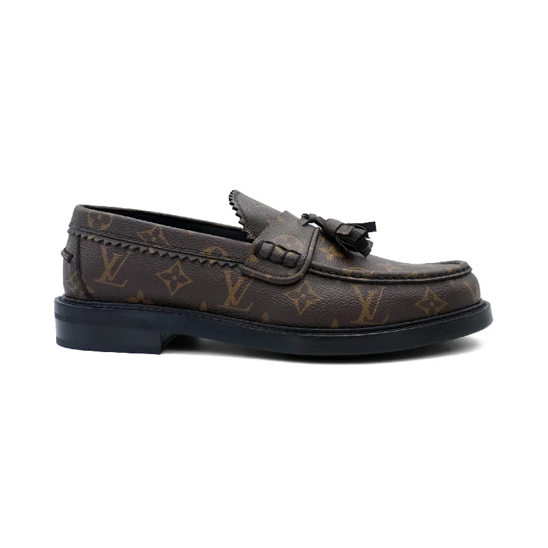 Louis Vuitton 'Voltaire' Monogram Loafers - Men's 8