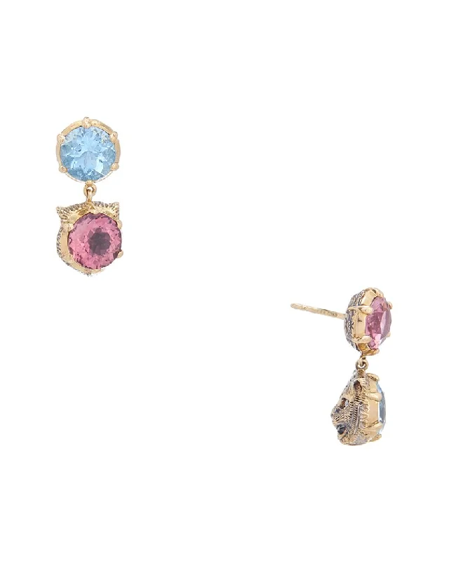 Gucci Le Marche Des Merveilles 18K 8.43 Ct. Tw. Diamond &  Gemstone Earrings