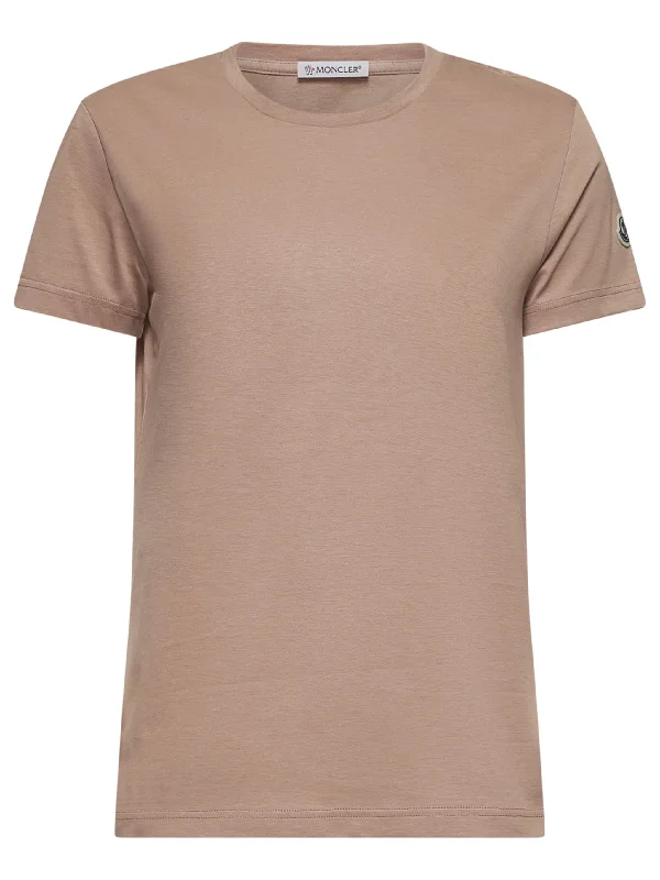 MONCLER Logo patch T-shirt