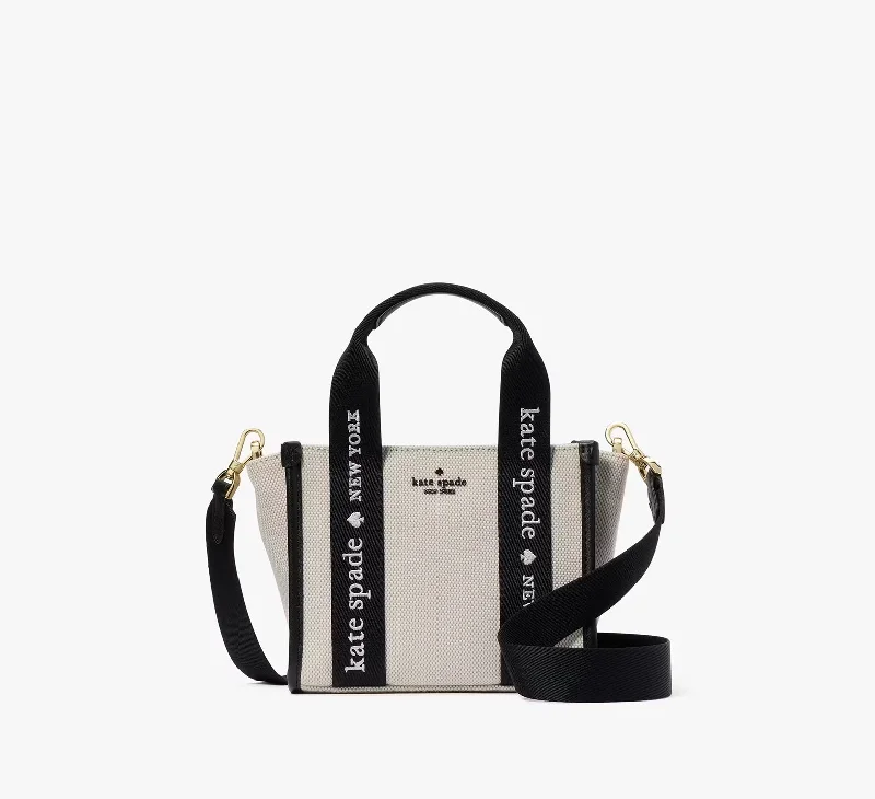 Kate Spade Kip Canvas Mini Tote Bag Natural Multi
