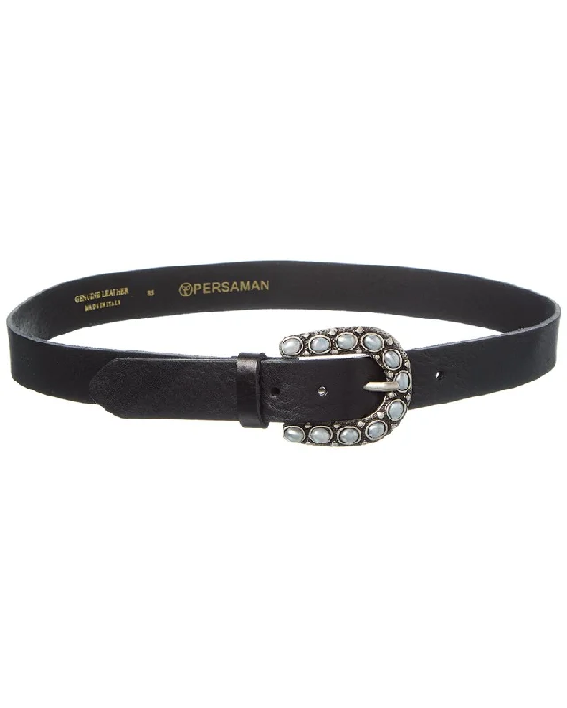 Persaman New York Skylar Leather Belt