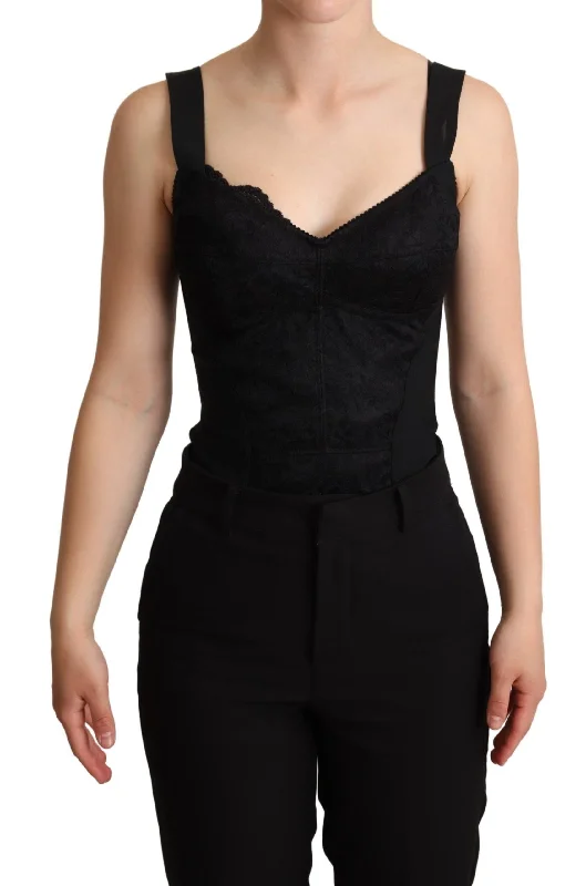 Dolce & Gabbana  Women's Lace Top - Black