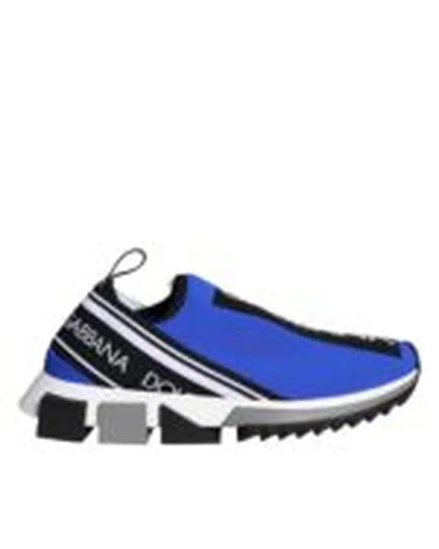 Dolce & Gabbana  Portofino Slip-On Sneakers - Blue