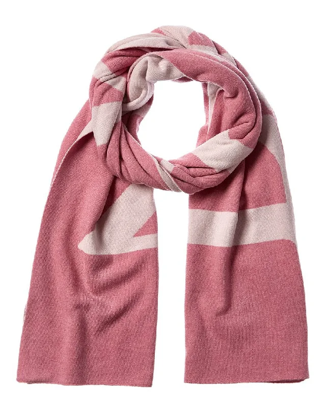 Lanvin Logo Wool & Cashmere-Blend Scarf