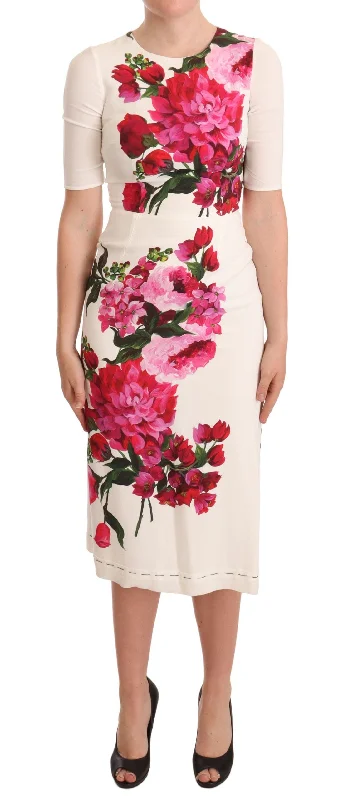 Dolce & Gabbana  Women's Floral Print Silk Dress