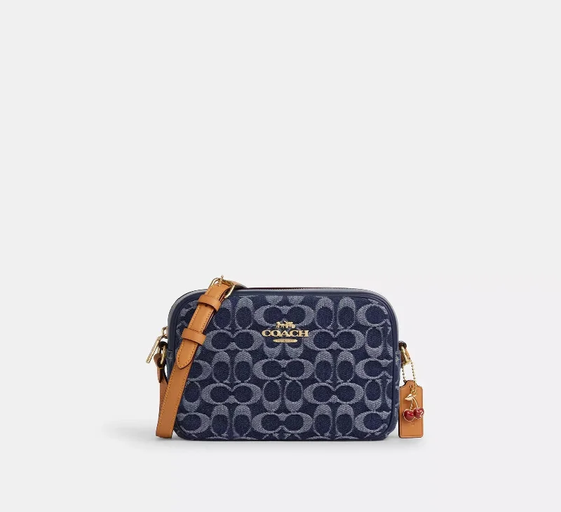 Coach Jamie Camera Bag In Signature Denim Natural 