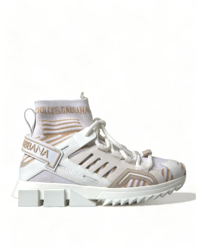 Dolce & Gabbana Portofino HighTop Sneakers Casual Knit Style
