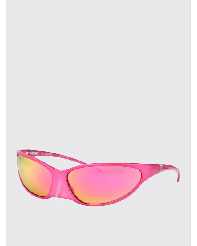 Balenciaga BB0349S Sunglasses Mirrored Lenses Women Pink