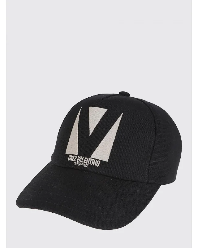 Valentino Garavani Chez Valentino Baseball Cap Women Black Hats
