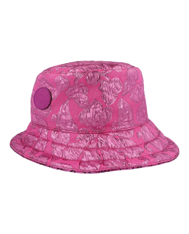 Gucci Womens Metallic GG Bucket Hat