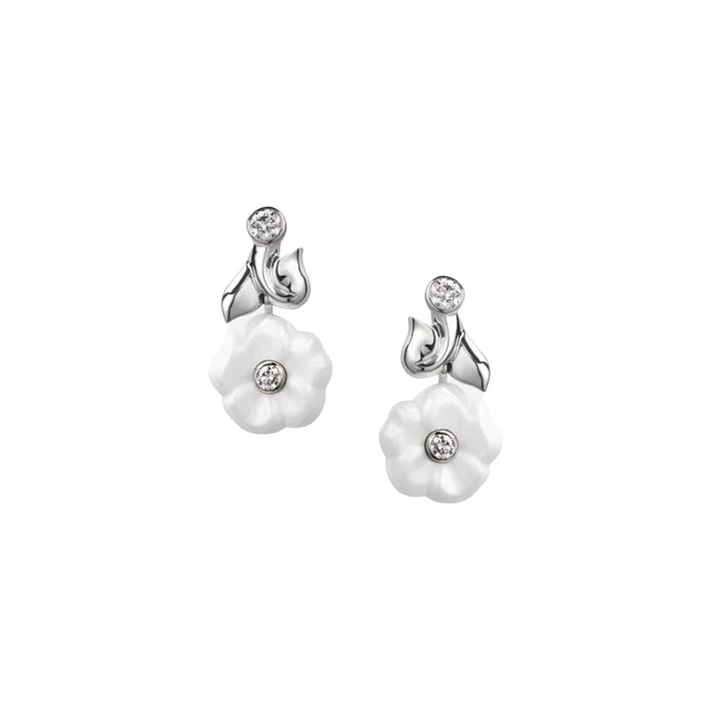 CHANEL Camélia Galbé Earrings