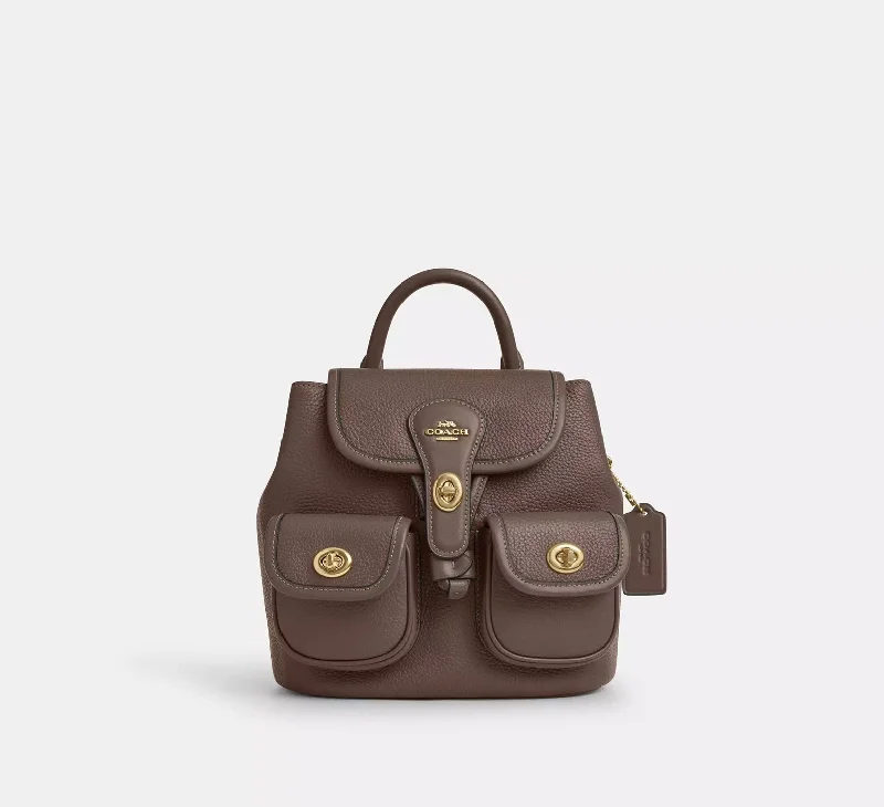 Coach Hadley Backpack Dark Stone
