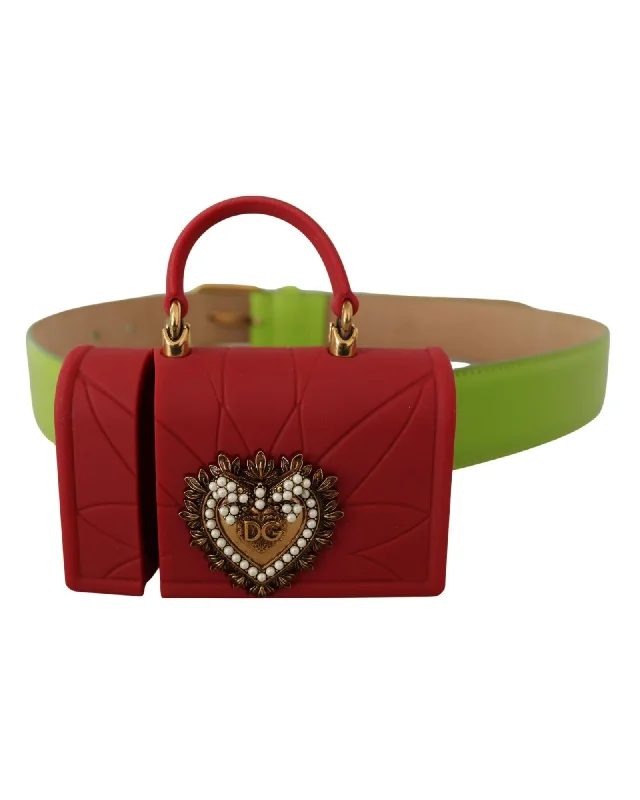 Dolce & Gabbana  Sicily Mini Bag Belt - Red
