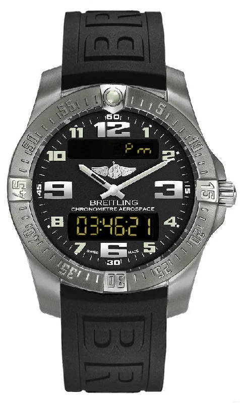 Breitling Professional Aerospace Evo Digital Black Dial Men's Watch E7936310/BC27-153S