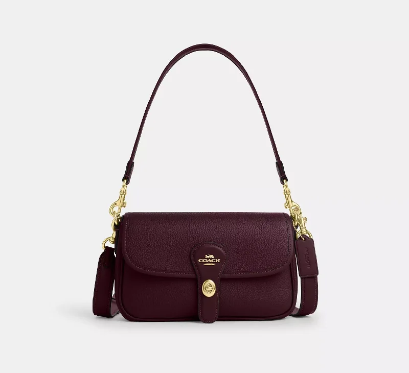 Coach Hadley Shoulder Bag Merlot 