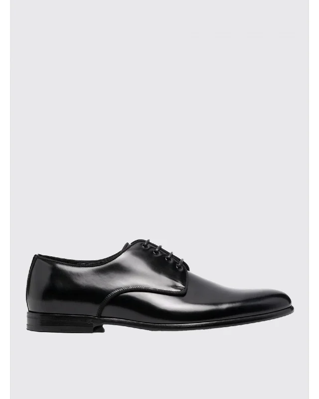 Dolce & Gabbana Leather Oxford Dress Shoes Men Black Other