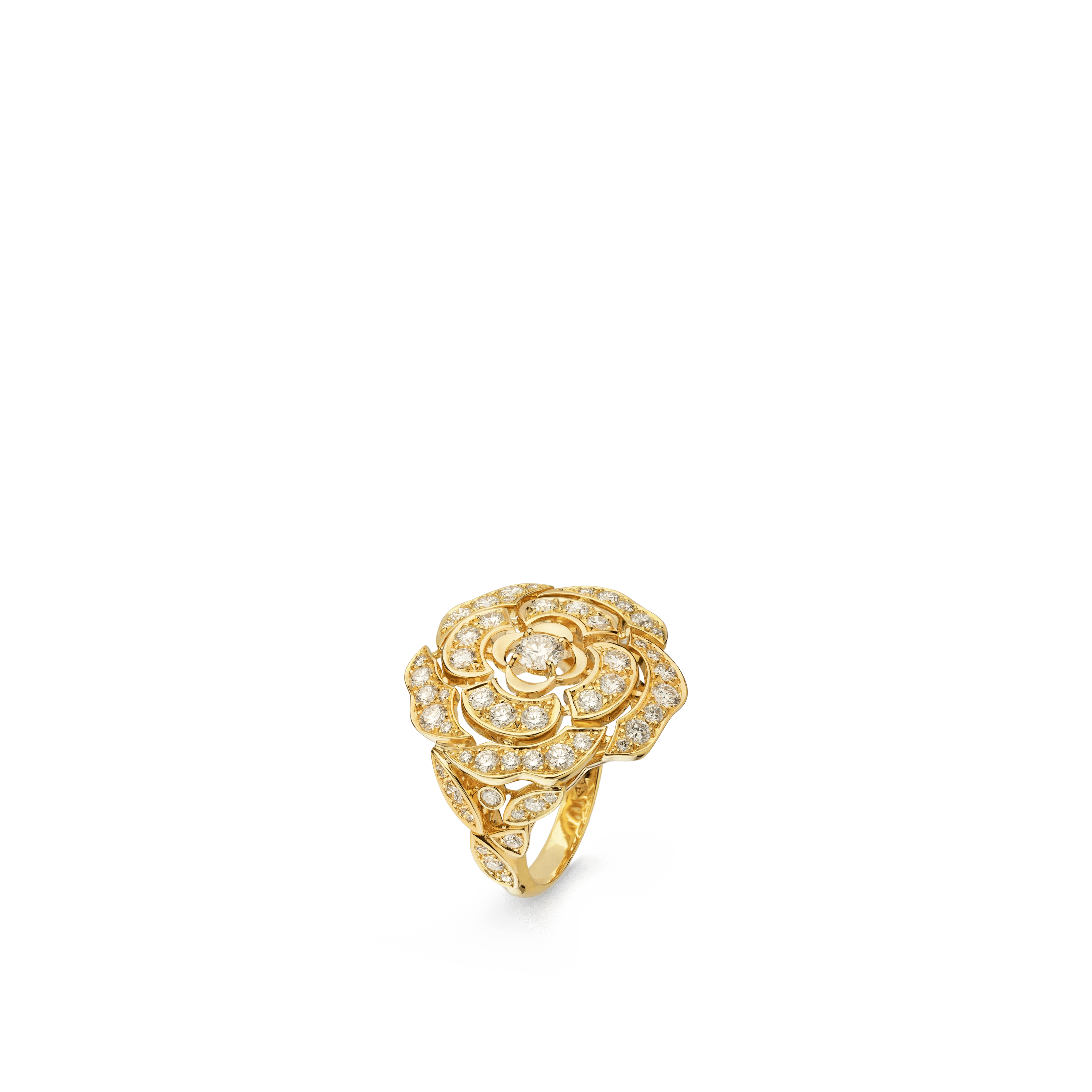CHANEL Bouton de Camélia Ring