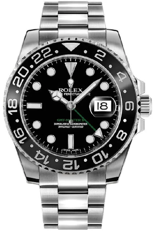 Rolex GMT-Master II 40mm Oystersteel Automatic Men's Watch 116710LN-0001