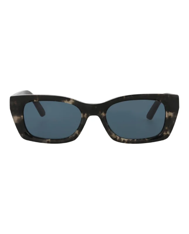 Dior Womens Square/Rectangle Havana Havana Blue Fashion Designer Eyewear