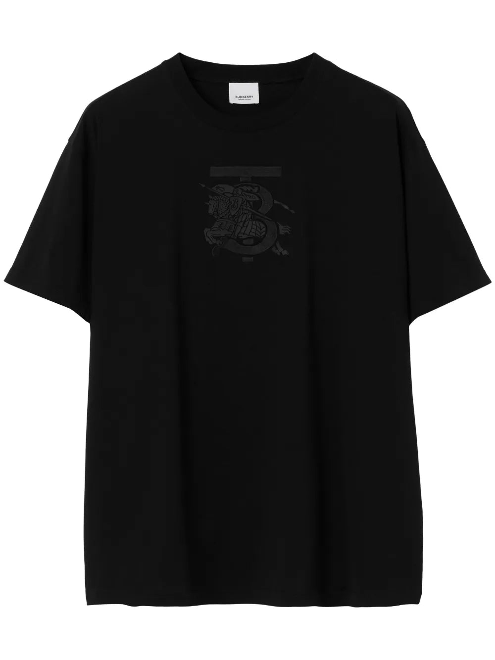 Burberry Tristan Embroidered EKD T-Shirt Black