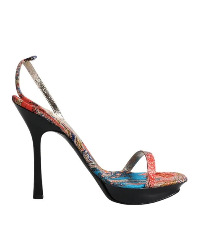 Dolce & Gabbana Printed SandalsHigh Heel