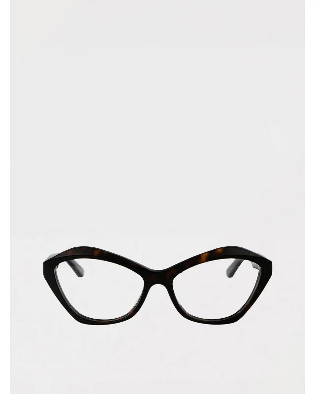 Balenciaga BB0341O 002 CatEye Eyeglasses Women Brown Frames