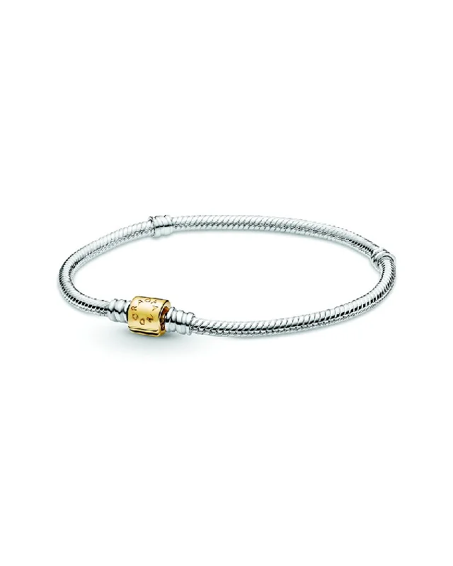 Pandora Moments 14K & Silver Snake Chain Bracelet, 17