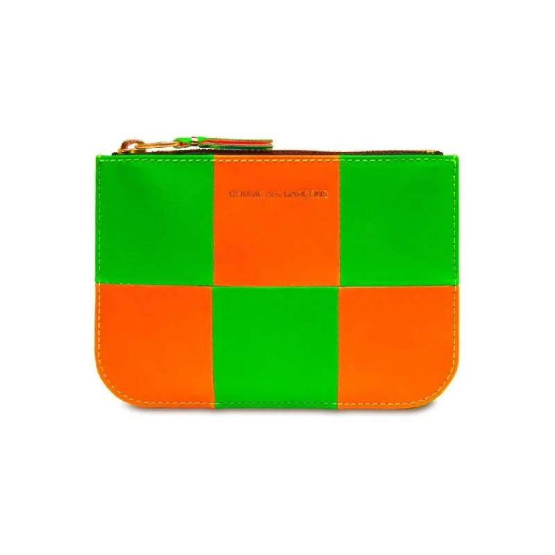Comme Des Garcons 'Fluo Squares' Pouch