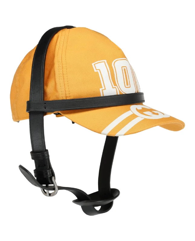 Gucci Womens College GG Strap Detailed Baseball Cap