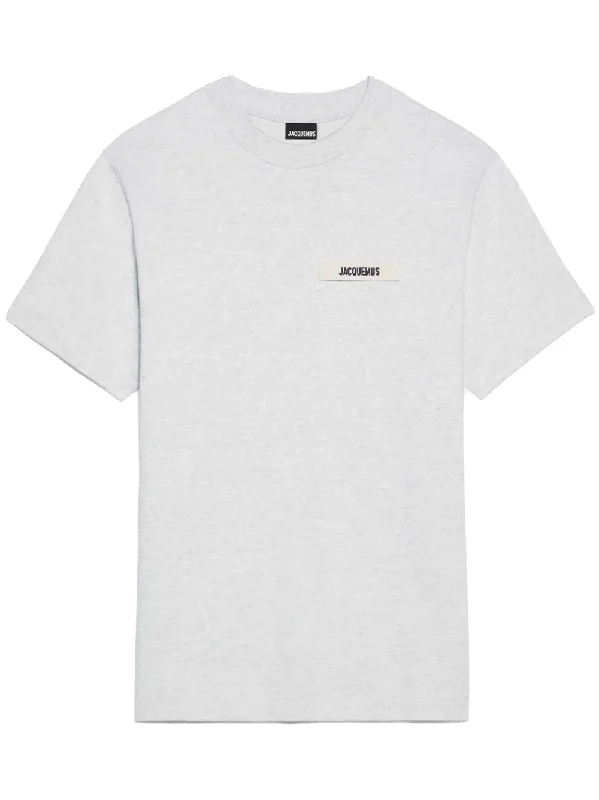 Jacquemus Le Gros Grain Logo T-Shirt Grey