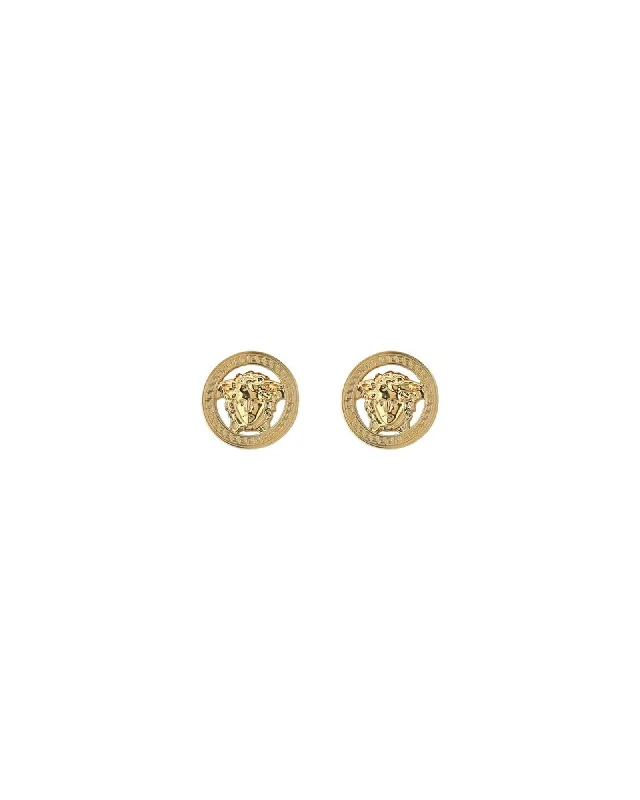 Versace Medusa Stud Earrings Women Gold