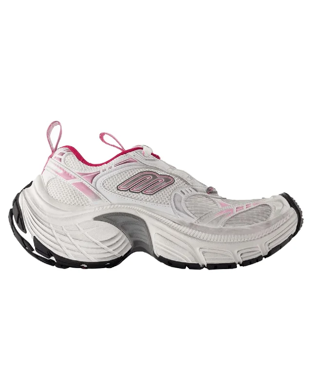 Balenciaga Casual Sneakers Athletic Design Women White | White